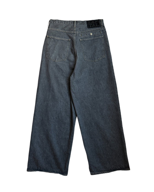 Kapital 14oz Black Denim Port Jeans