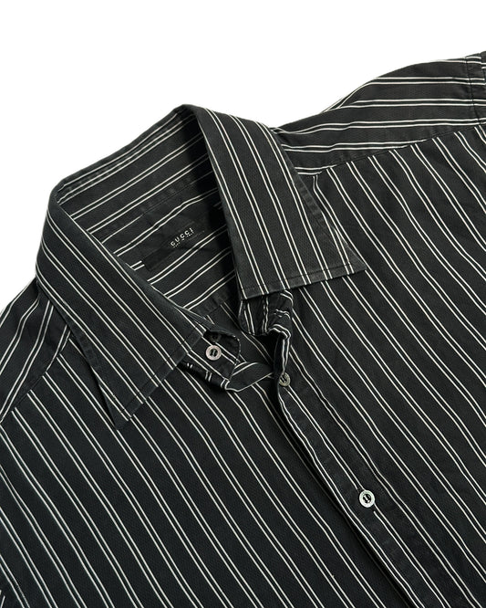 Gucci by Tom Ford Striped Button Up Shirt