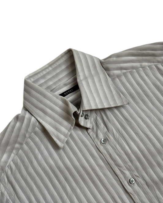 Gucci by Tom Ford Striped Button Up Shirt