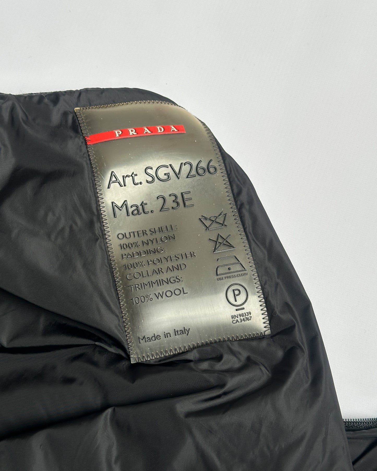 Prada Sport Puffer Jacket