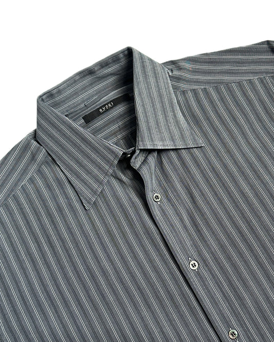 Gucci by Tom Ford Striped Button Up Shirt