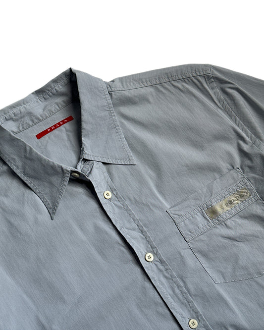 Prada Sport Short Sleeve Button Up Shirt