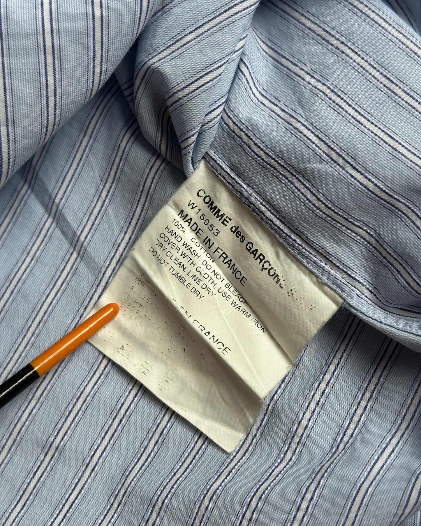 Comme des Garcons SHIRT Striped Button Up Shirt