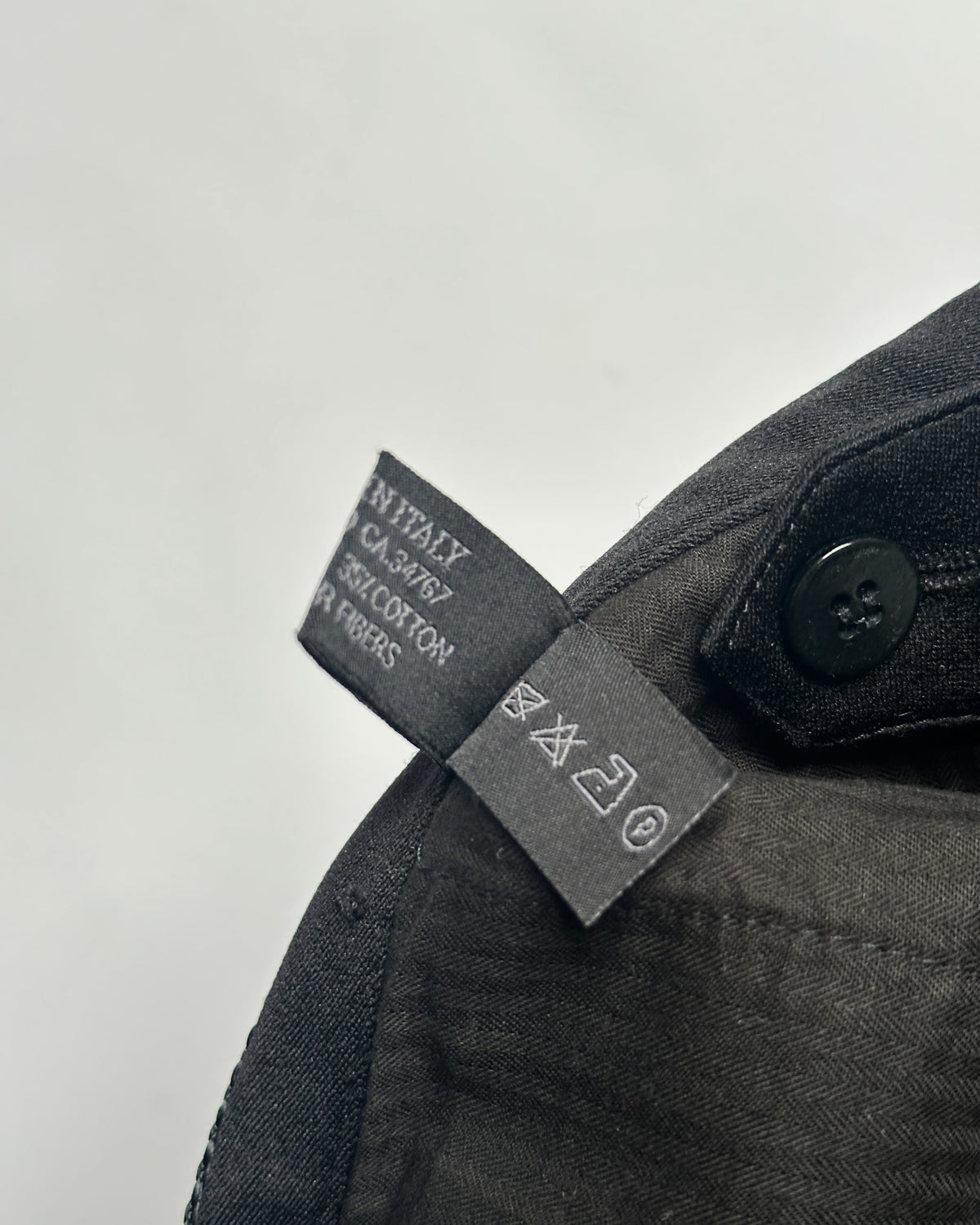 Prada SS 2000 Back Vertical Zip Technical Pants