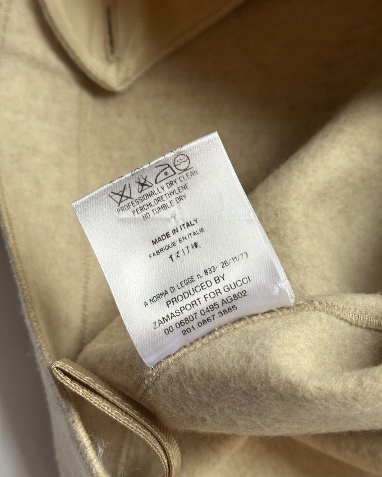 Gucci by Tom Ford Wool/Cashmere Trousers