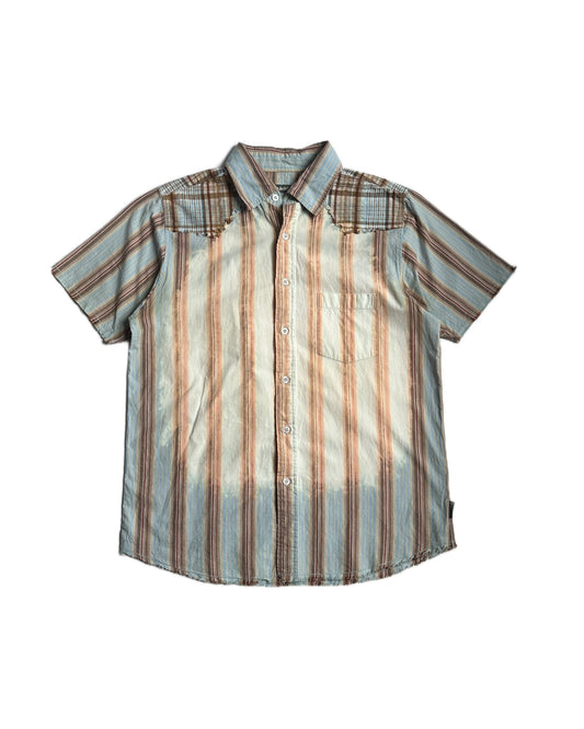 Hamnett Denim Bleached Western SS Button Up Shirt