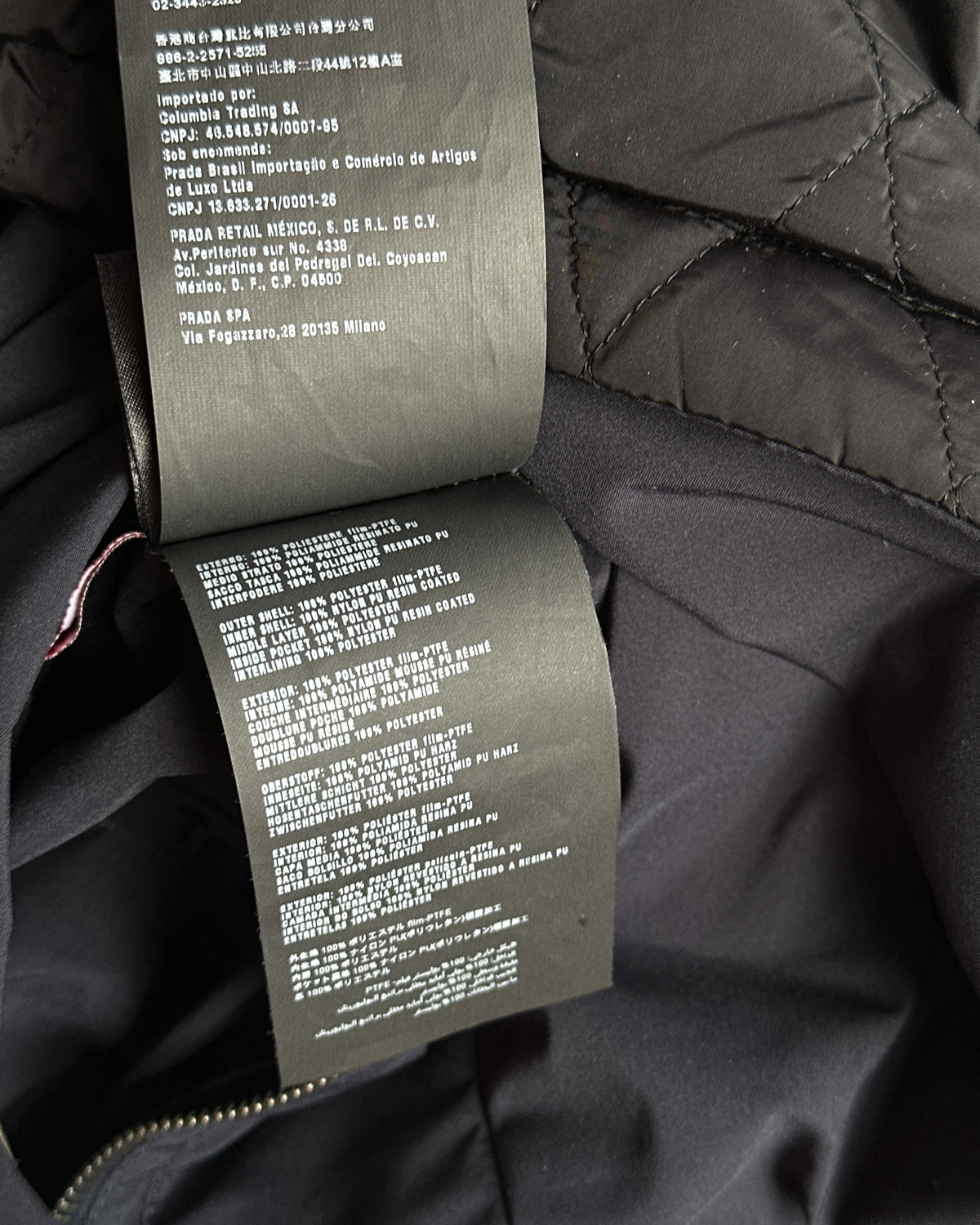 Prada Sport Reversible Zip Jacket