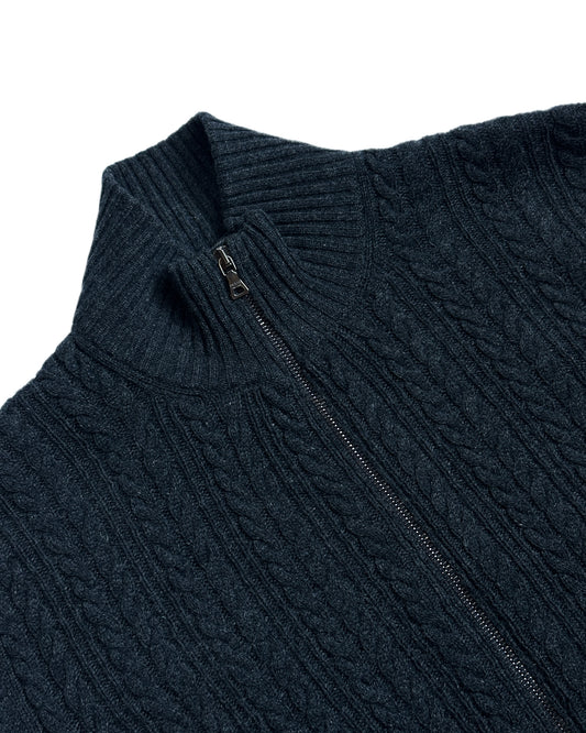Prada Wool Full Zip Sweater