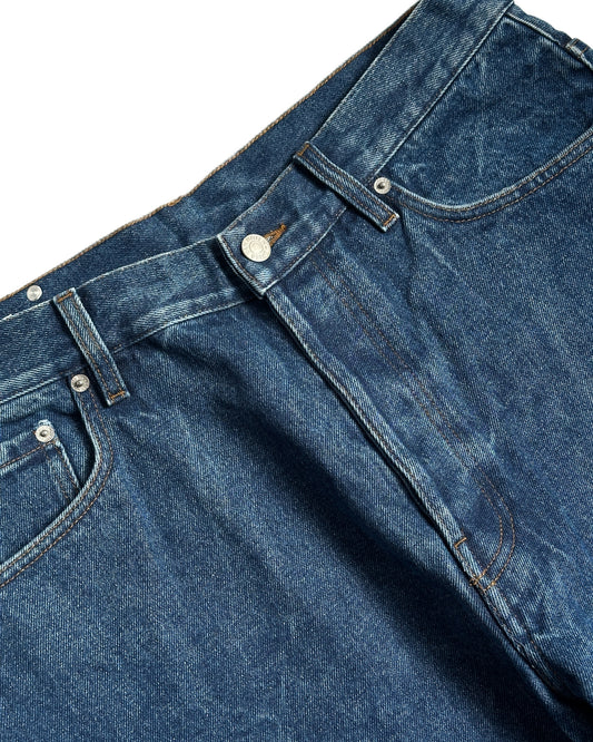 Dries Van Noten Marbled Wide Jeans
