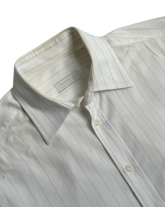 Prada Striped Button Up Shirt