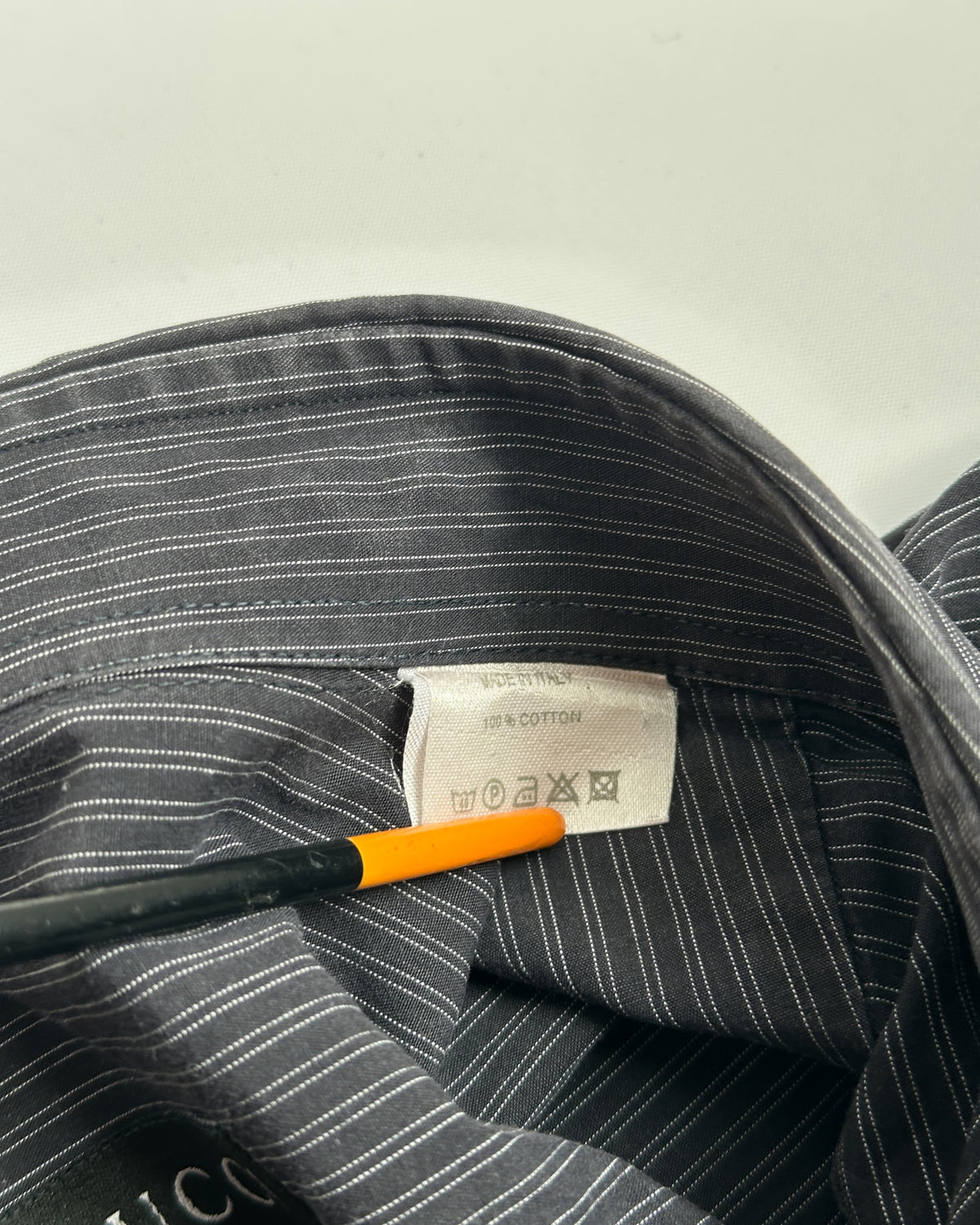 Gucci by Tom Ford 1990s Striped Button Up Shirt