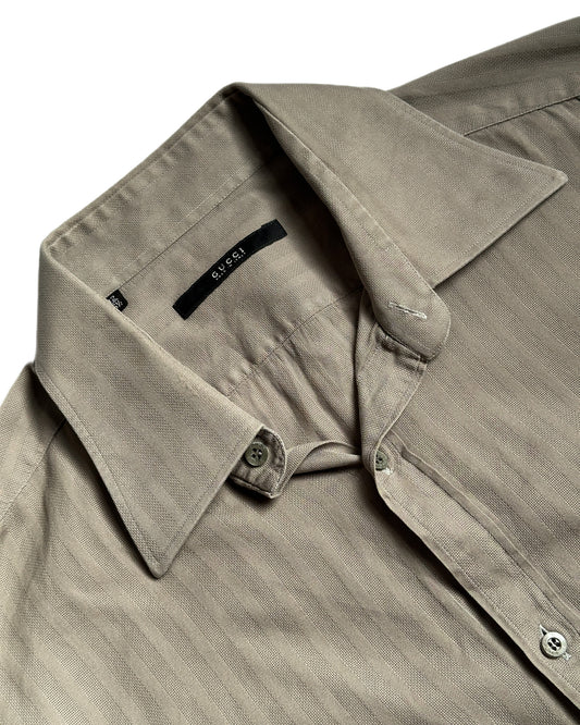 Gucci by Tom Ford Herringbone Shirt
