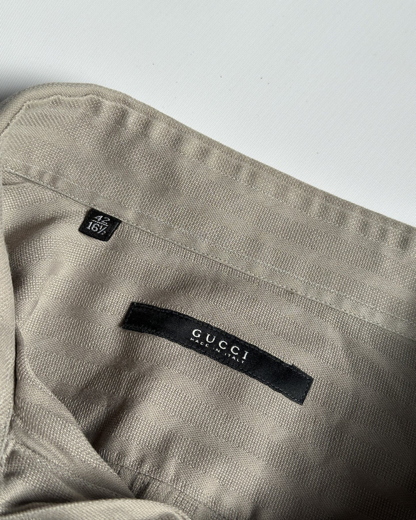 Gucci by Tom Ford Herringbone Shirt