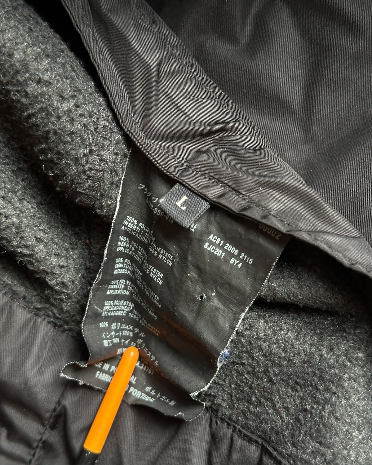 Prada Sport Paneled Full Zip Fleece
