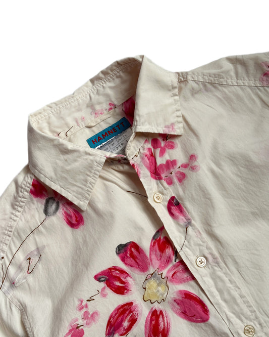 Hamnett Floral Short Sleeve Button Up Shirt