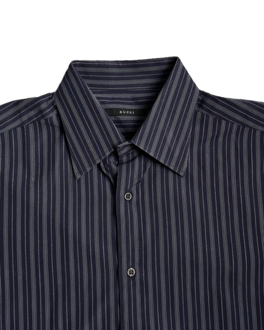 Gucci by Tom Ford Striped Button Up Shirt