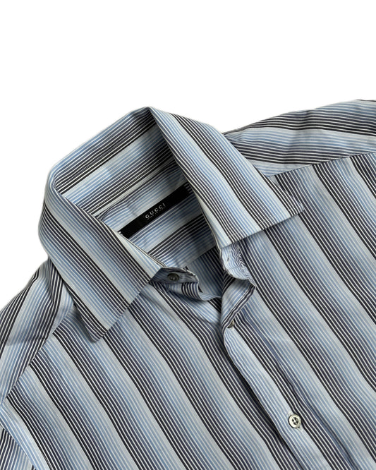 Gucci by Tom Ford Striped Button Up Shirt