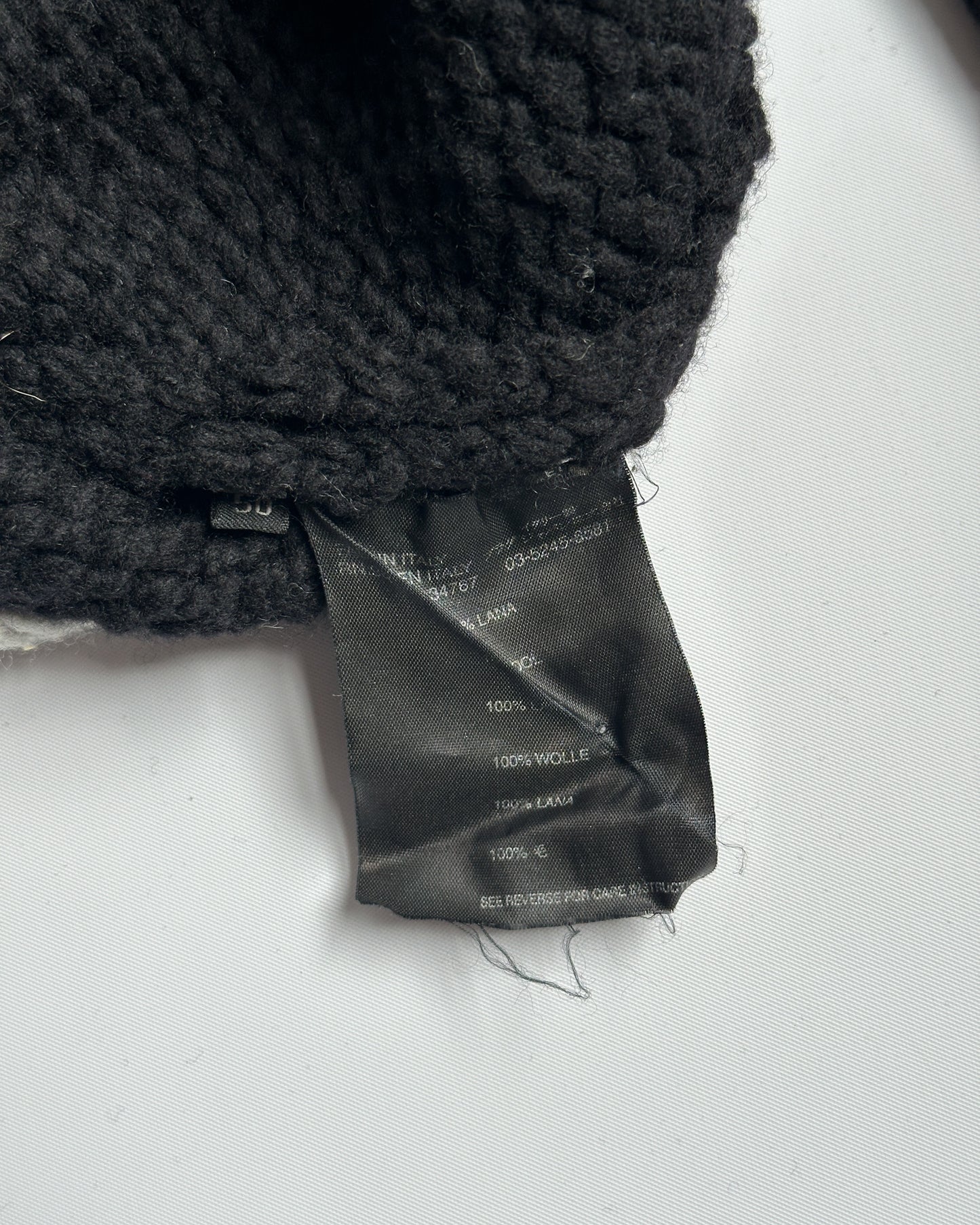 Prada Sport Fair Isle Full Zip Wool Sweater