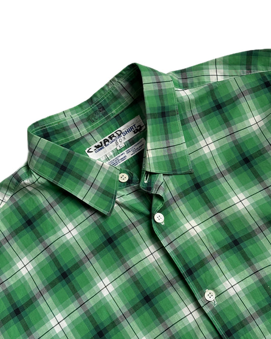 Comme des Garcons SHIRT Check Short Sleeve Button Up Shirt