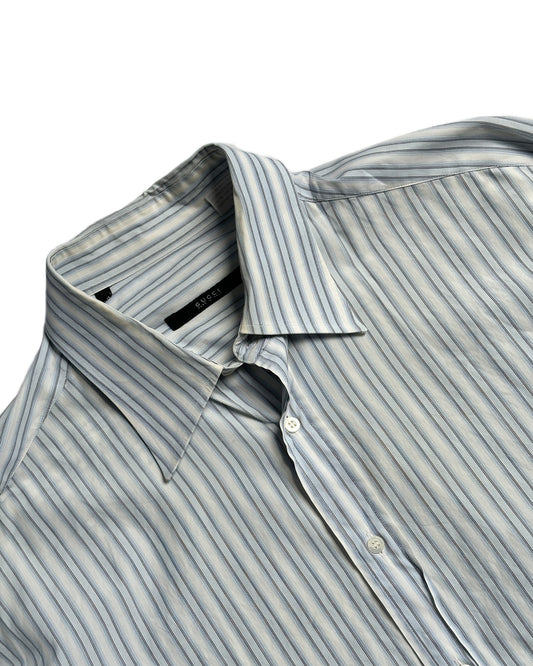 Gucci by Tom Ford Striped Button Up Shirt