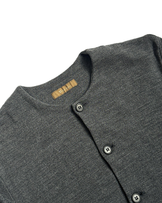 Yohji Yamamoto Wool Full Button Cardigan