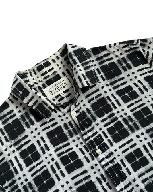Maison Margiela Abstract Textured Button Up Shirt