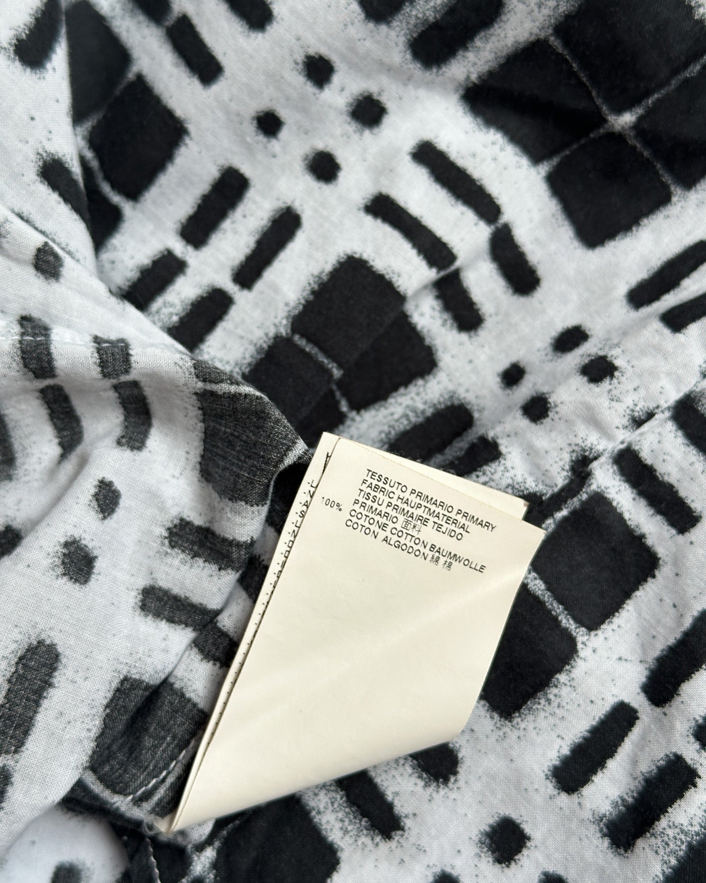 Maison Margiela Abstract Textured Button Up Shirt