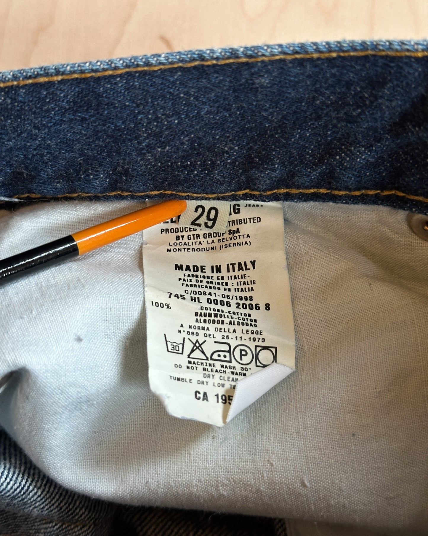 Helmut Lang Vintage 1998 Jeans