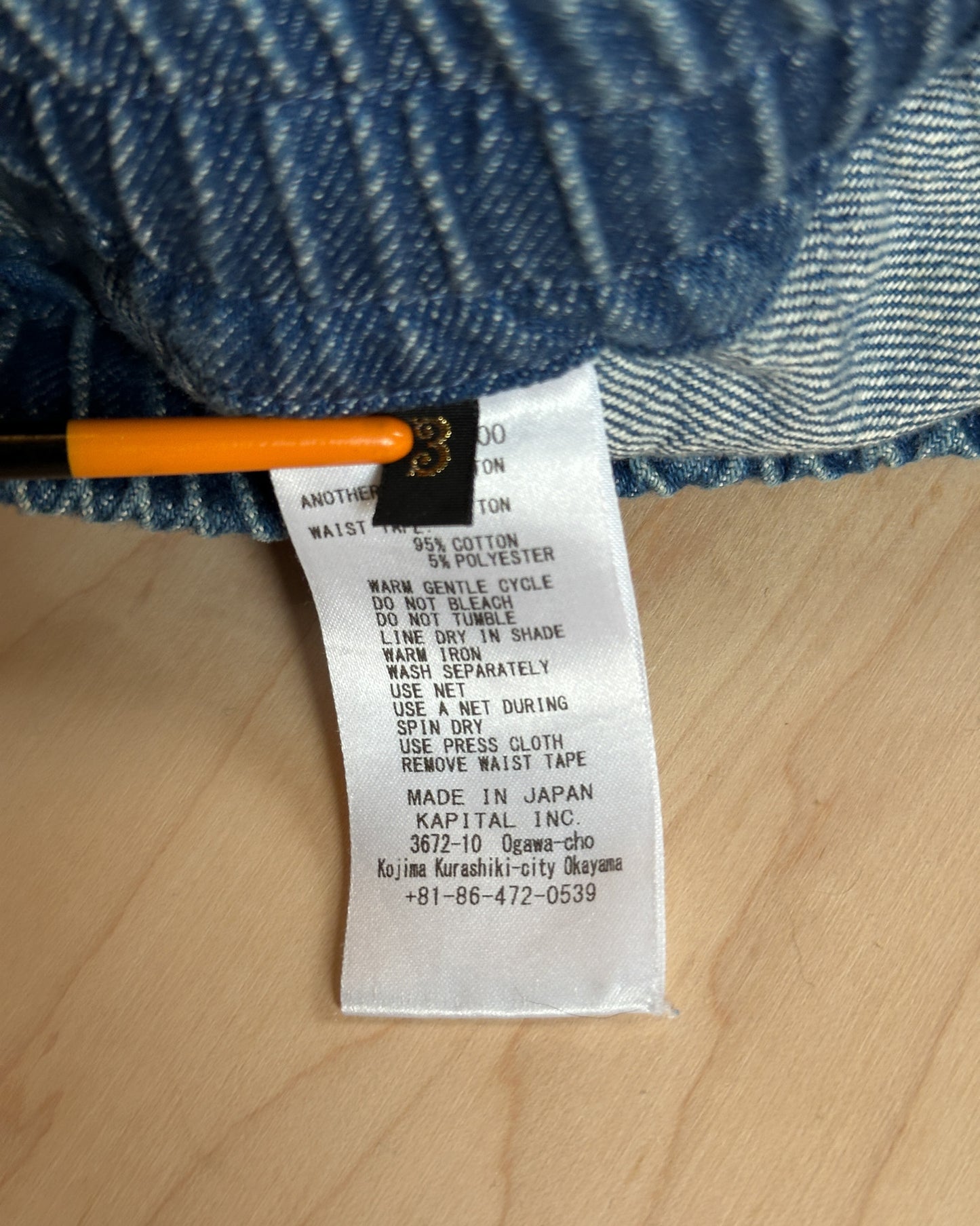 Kapital 11.5oz Denim Easy Pants