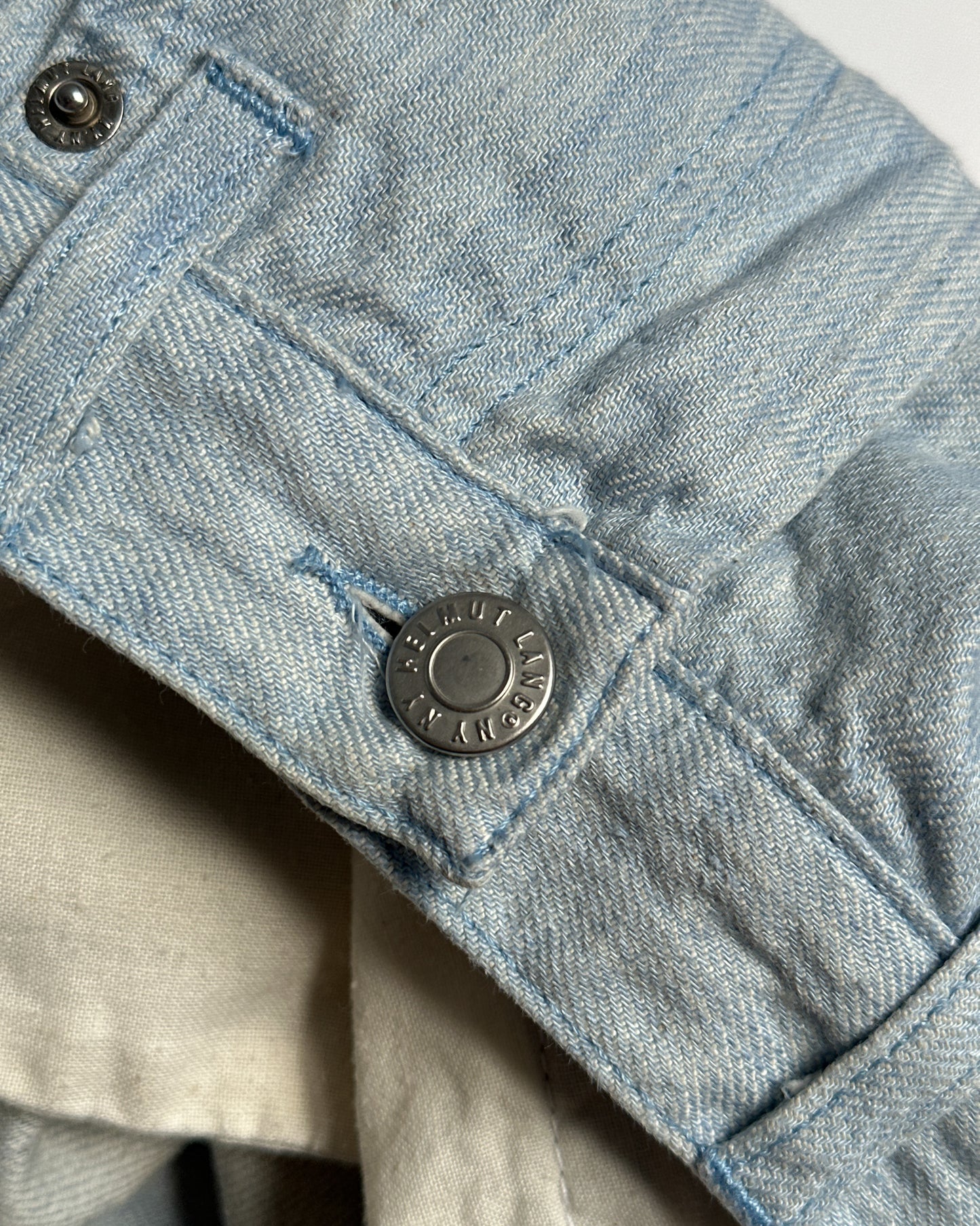 Helmut Lang 2000s Linen Bootcut Jeans