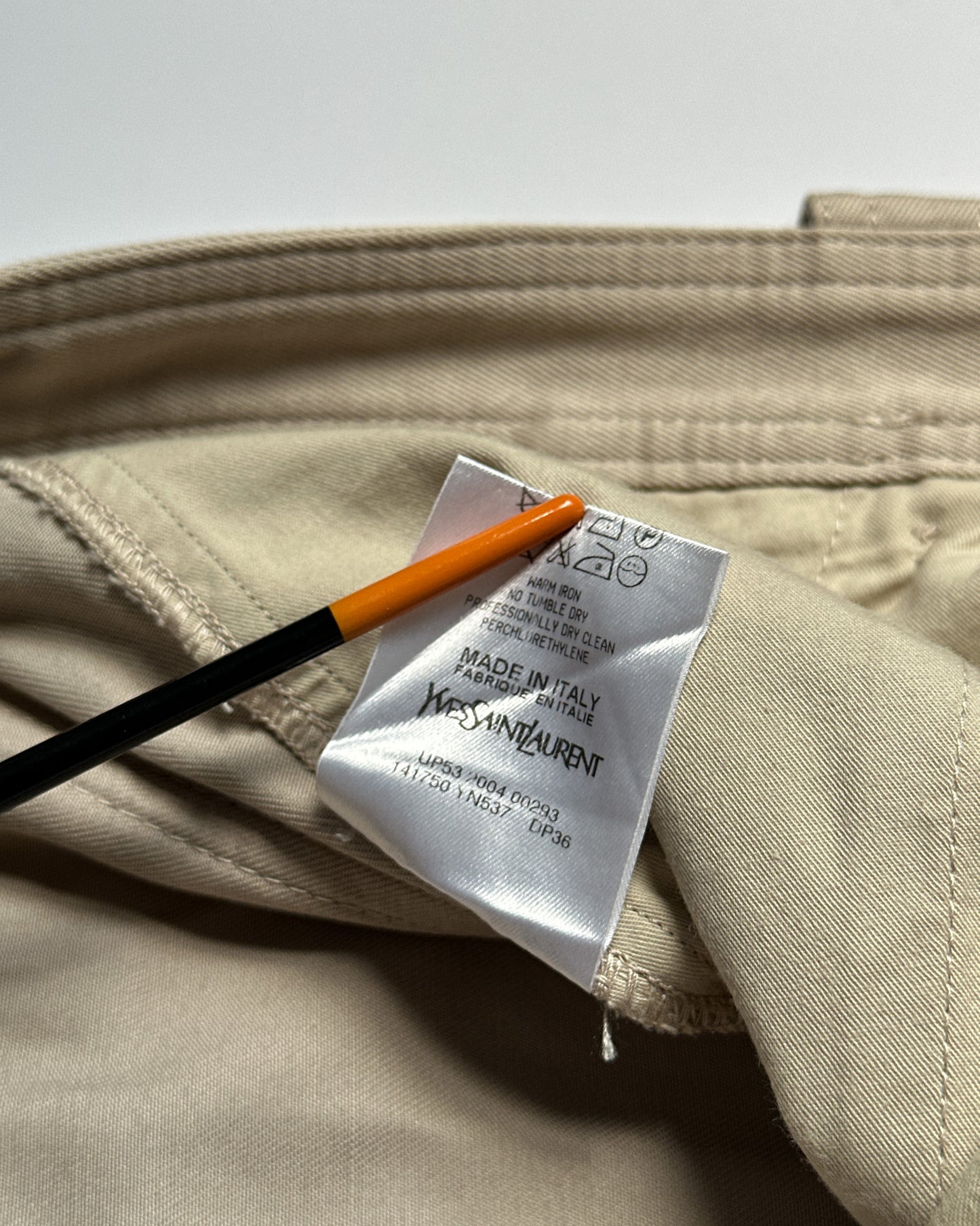 Yves Saint Laurent Rive Gauche by Tom Ford 2004 Cargo Pants