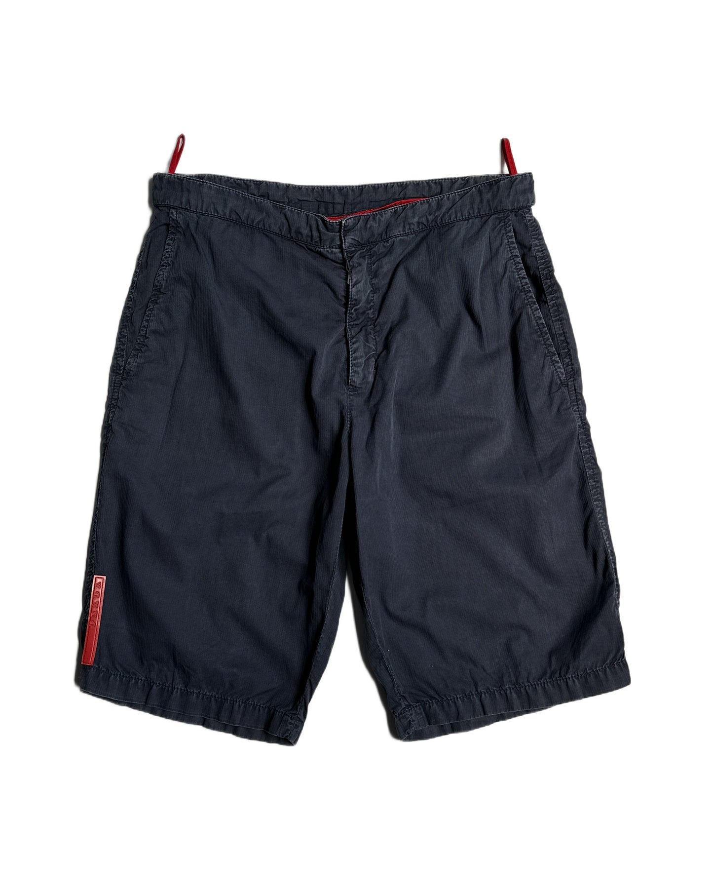 Prada Sport Red Tab Shorts