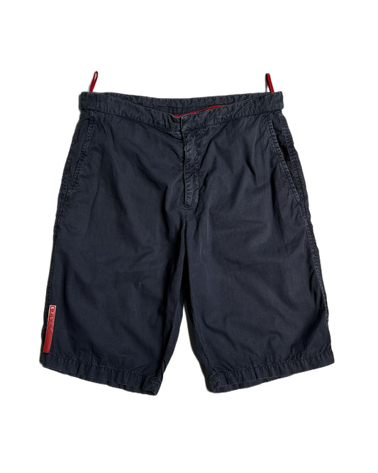 Prada Sport Red Tab Shorts