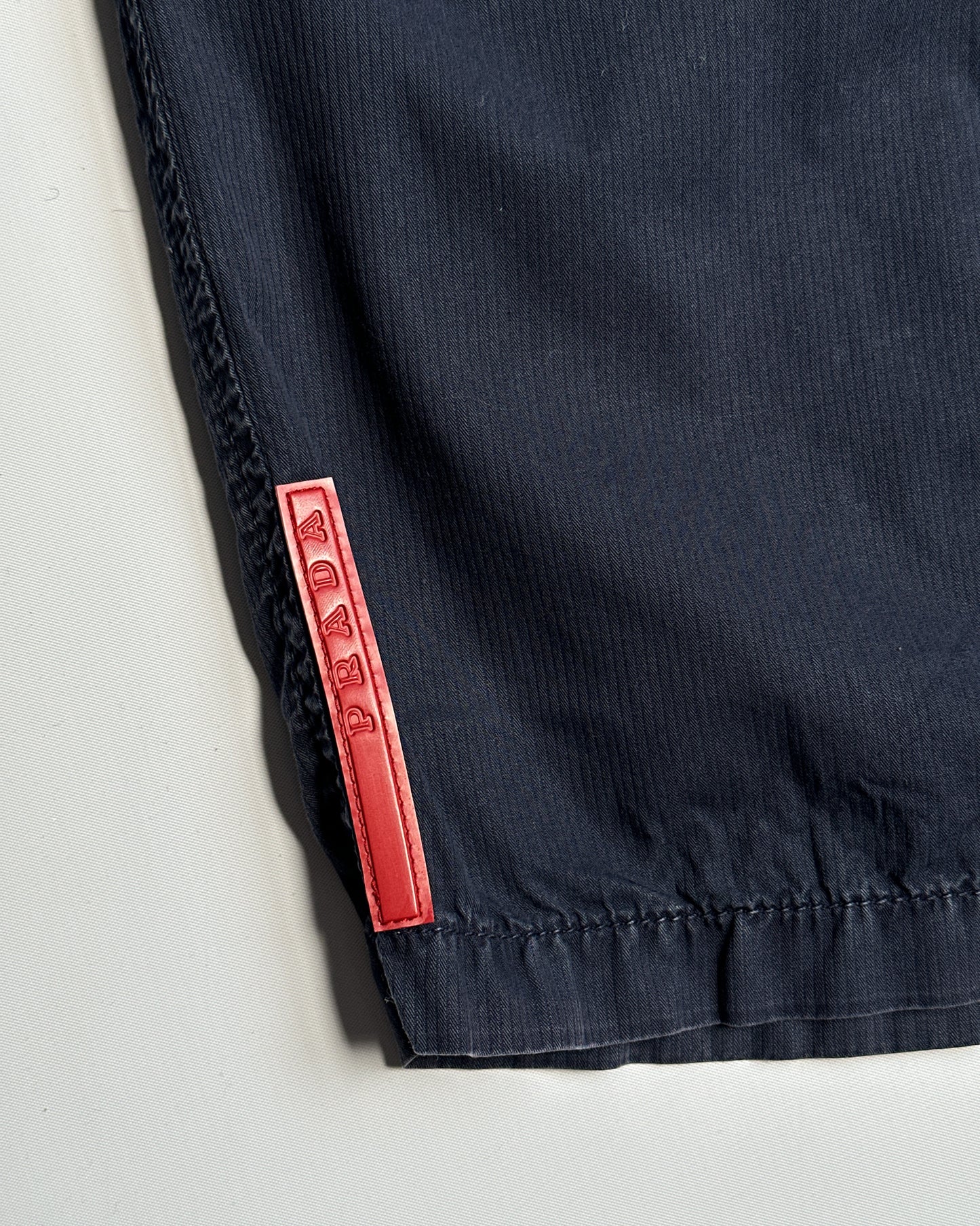 Prada Sport Red Tab Shorts
