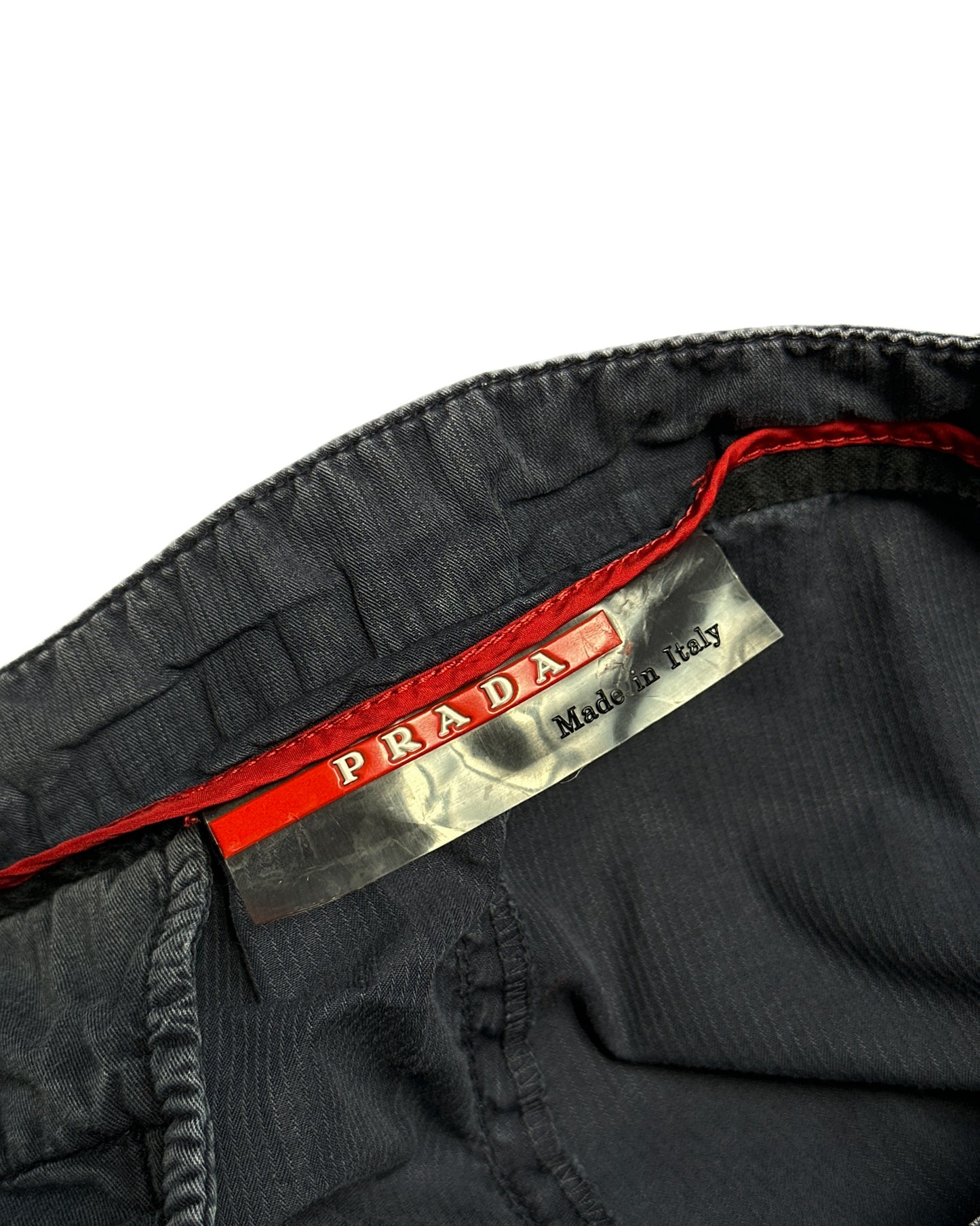 Prada Sport Red Tab Shorts