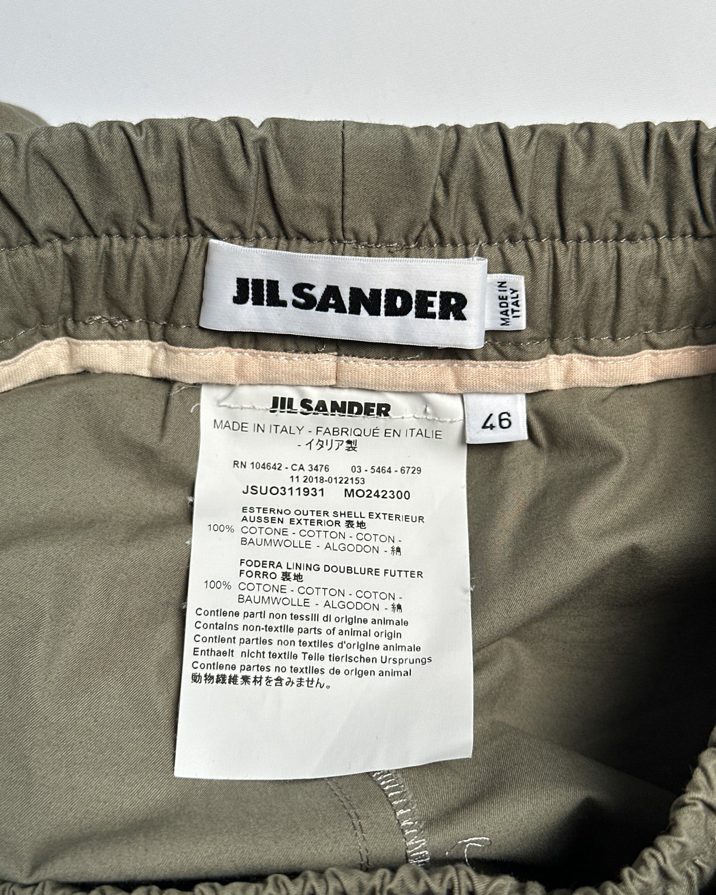 Jil Sander Wide Shorts
