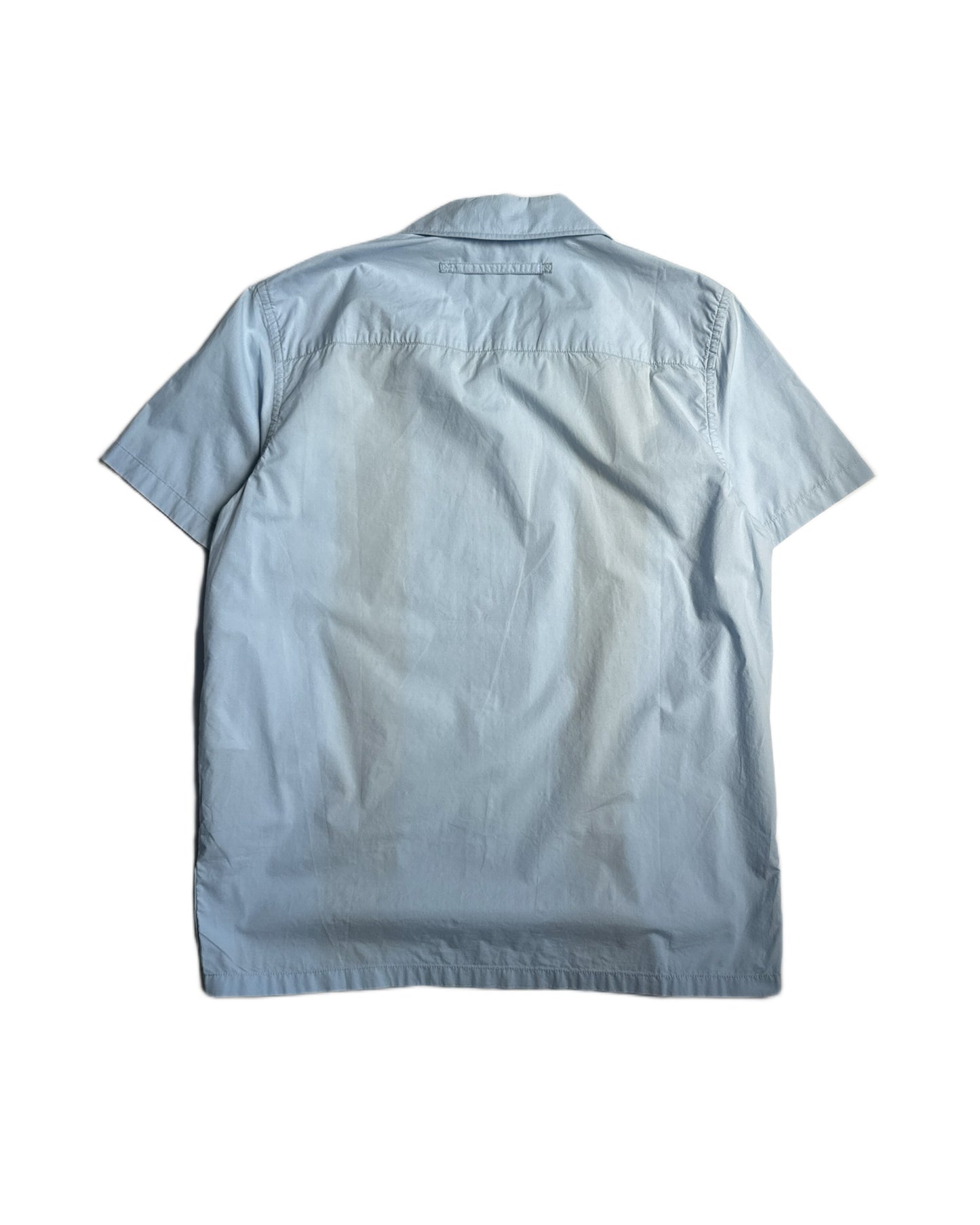 Prada Sport 2000s Paneled Short Sleeve Button Up Shirt