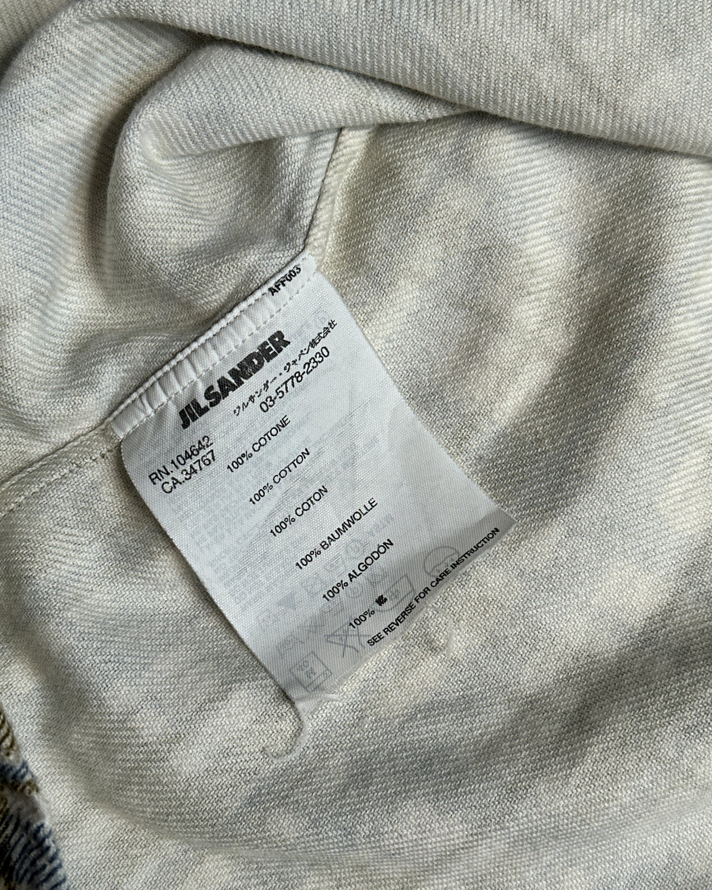 Jil Sander 2000s Check Flannel