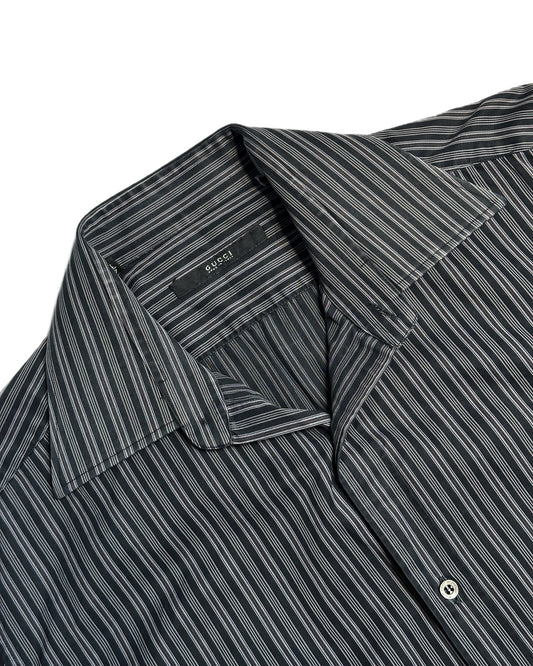 Gucci by Tom Ford Striped Button Up Shirt