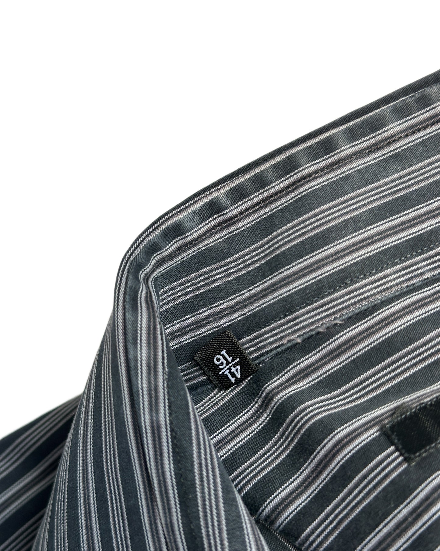 Gucci by Tom Ford Striped Button Up Shirt