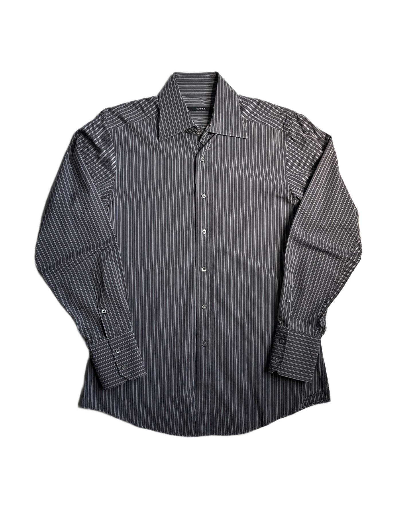 Gucci by Tom Ford Striped Button Up Shirt