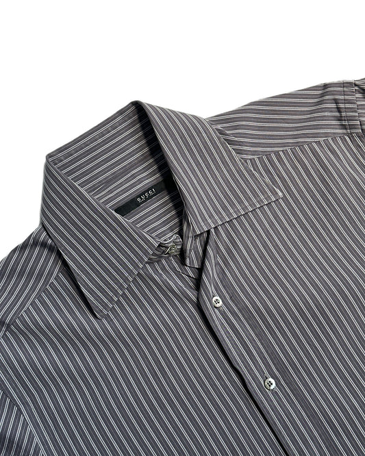 Gucci by Tom Ford Striped Button Up Shirt