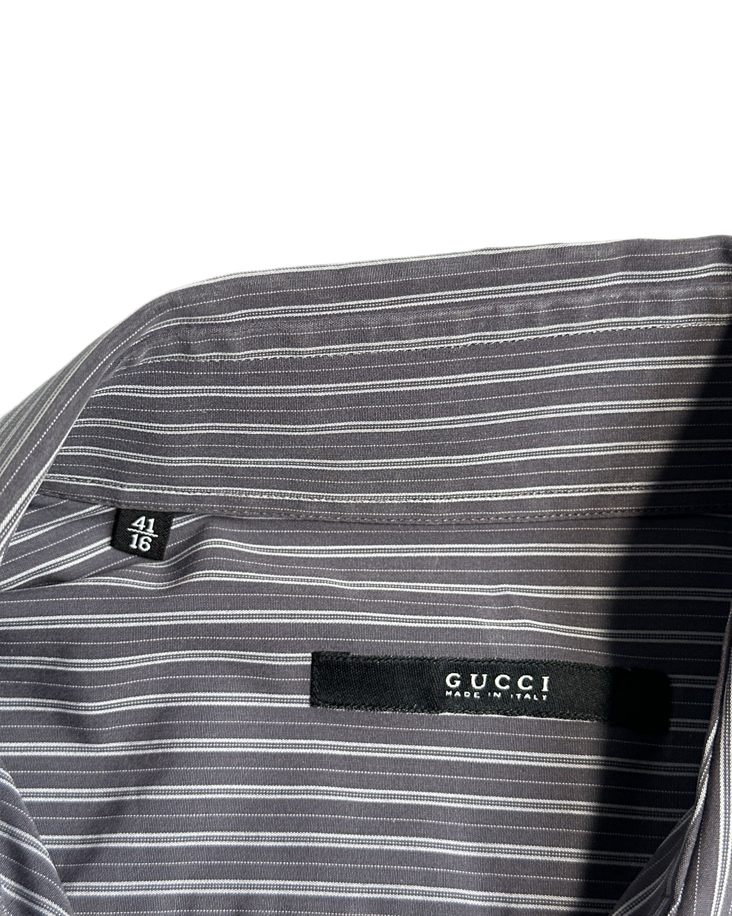 Gucci by Tom Ford Striped Button Up Shirt