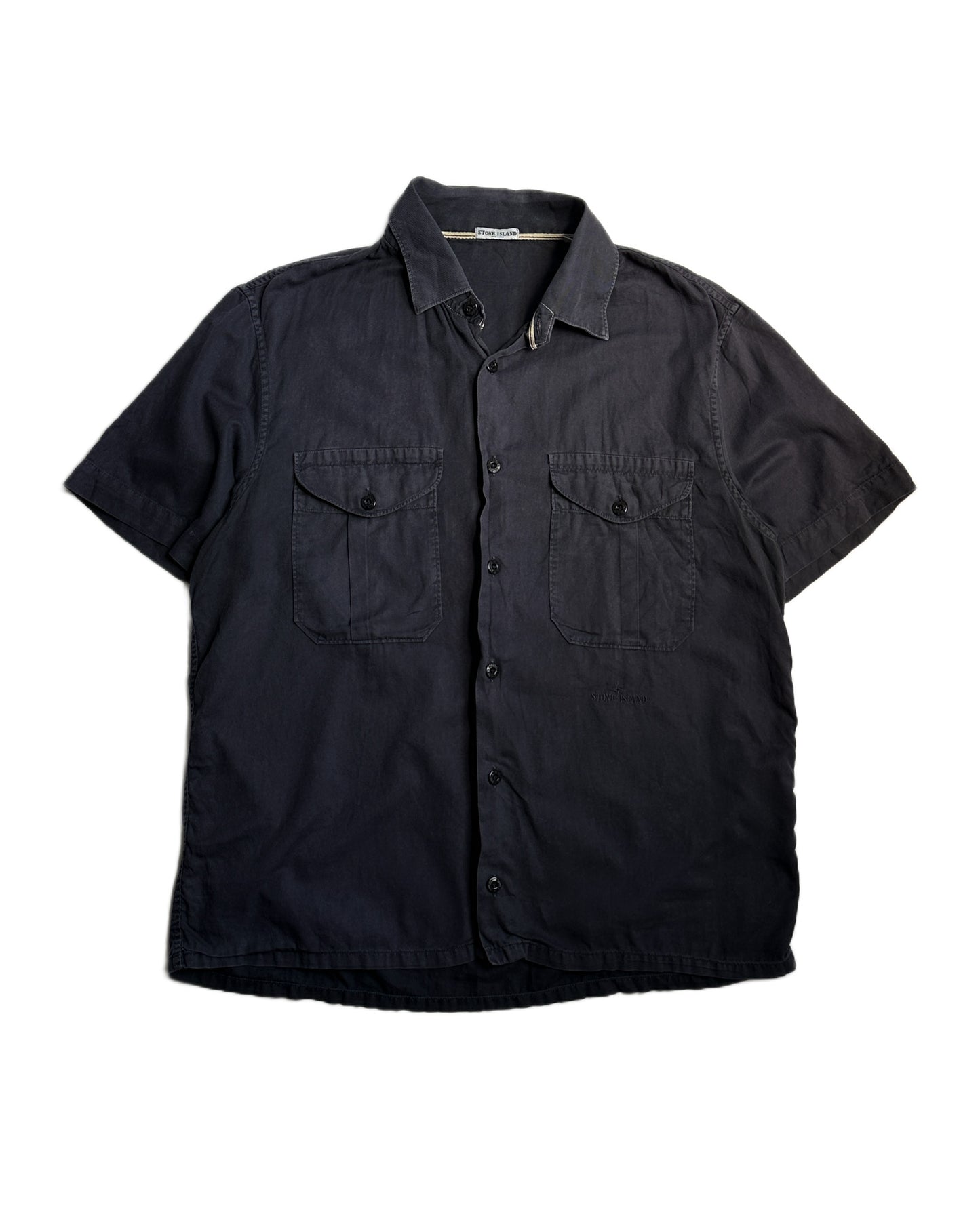 Vintage Stone Island Short Sleeve Button Up Shirt
