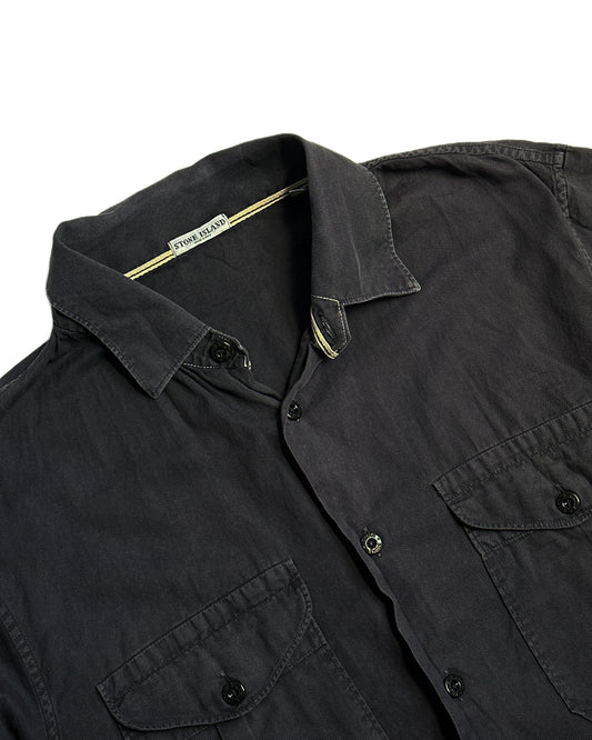 Vintage Stone Island Short Sleeve Button Up Shirt