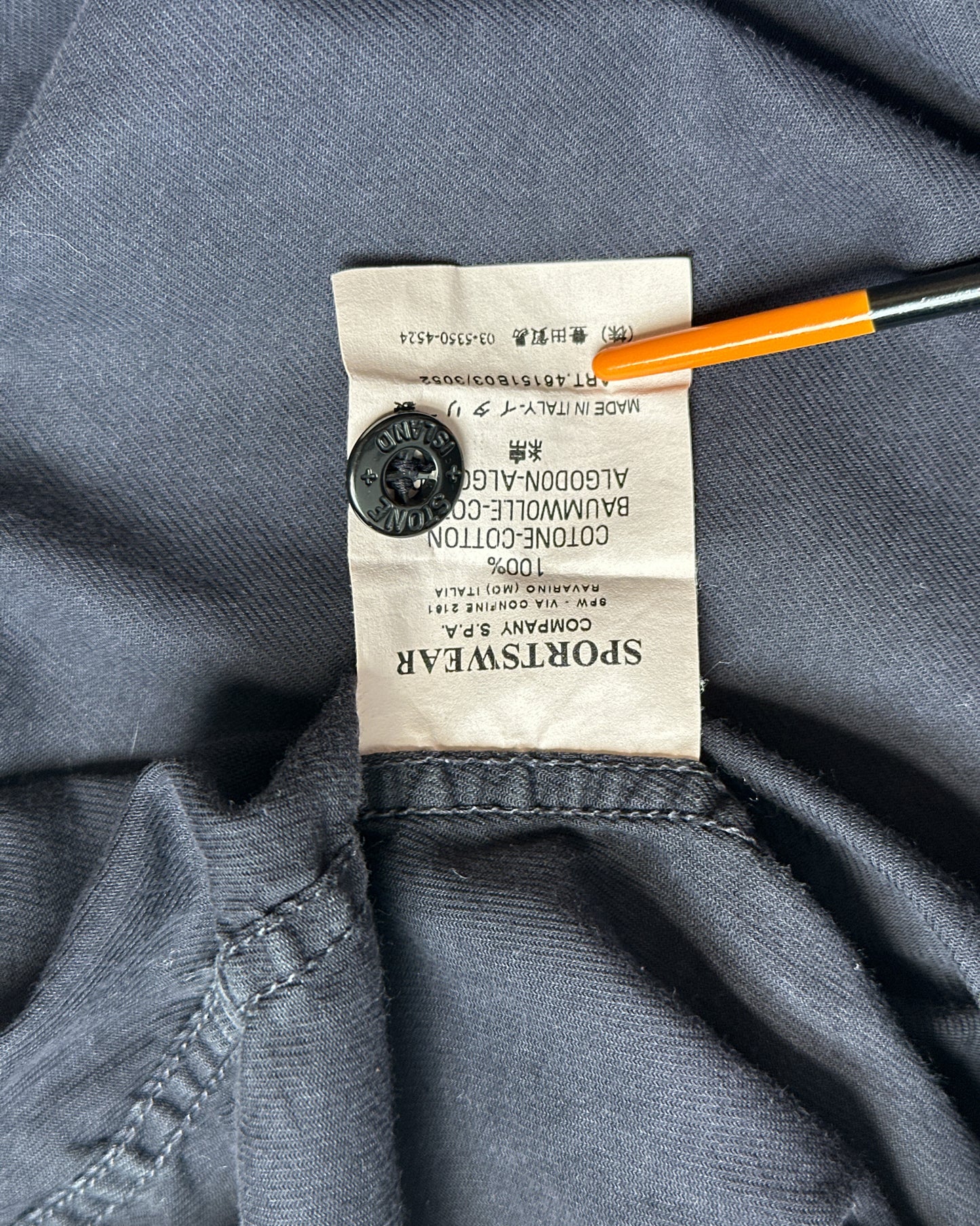 Vintage Stone Island Short Sleeve Button Up Shirt