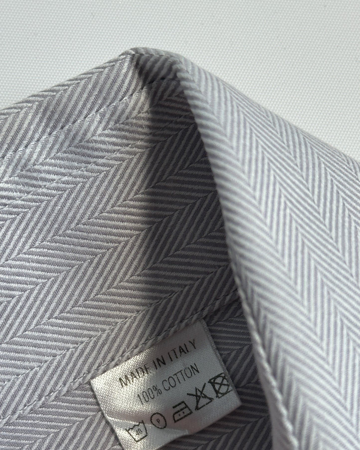 Gucci by Tom Ford Herringbone Button Up Shirt