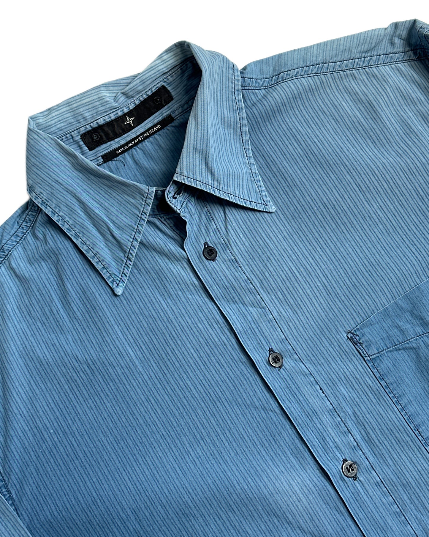 Vintage Stone Island Striped Work Shirt