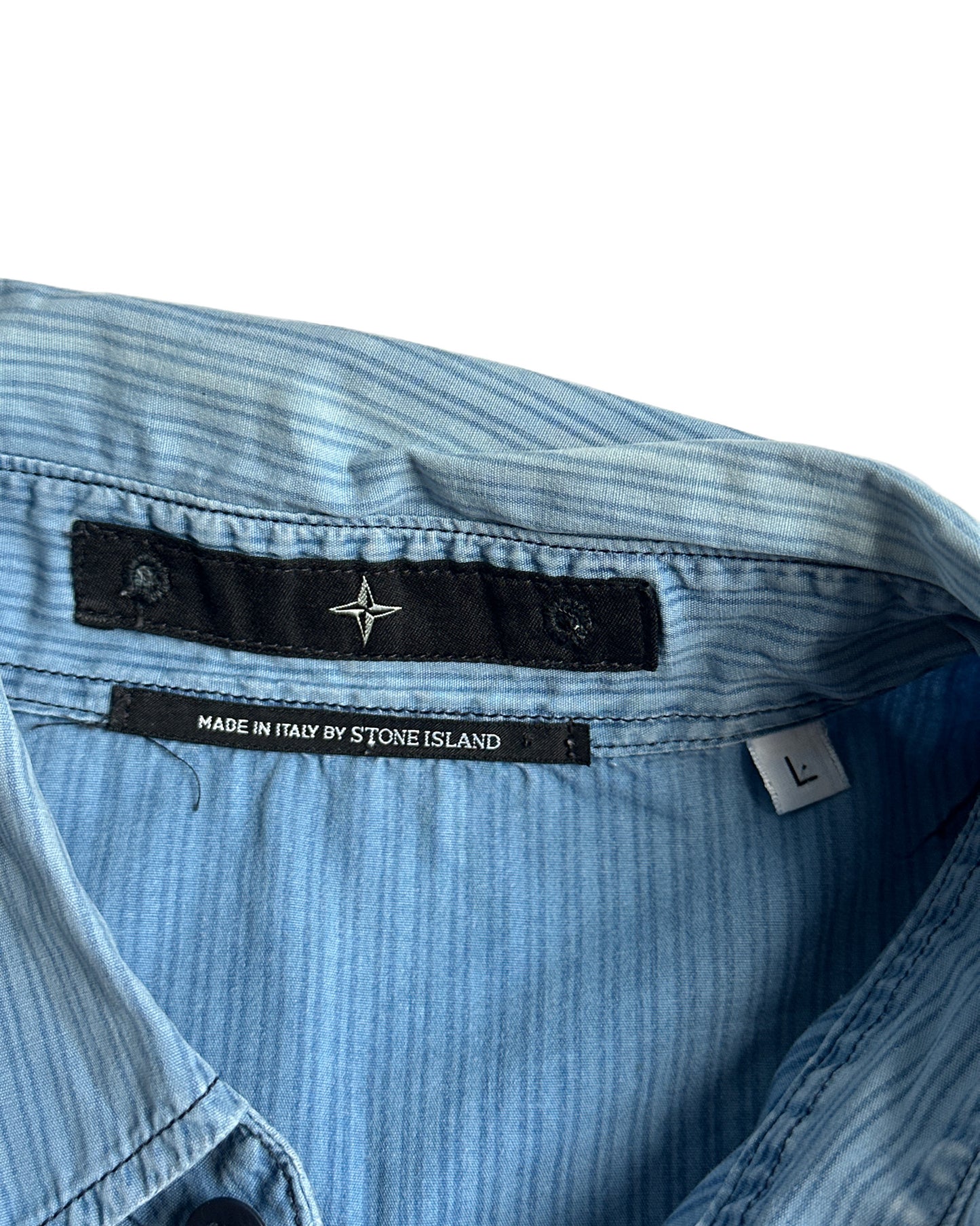 Vintage Stone Island Striped Work Shirt