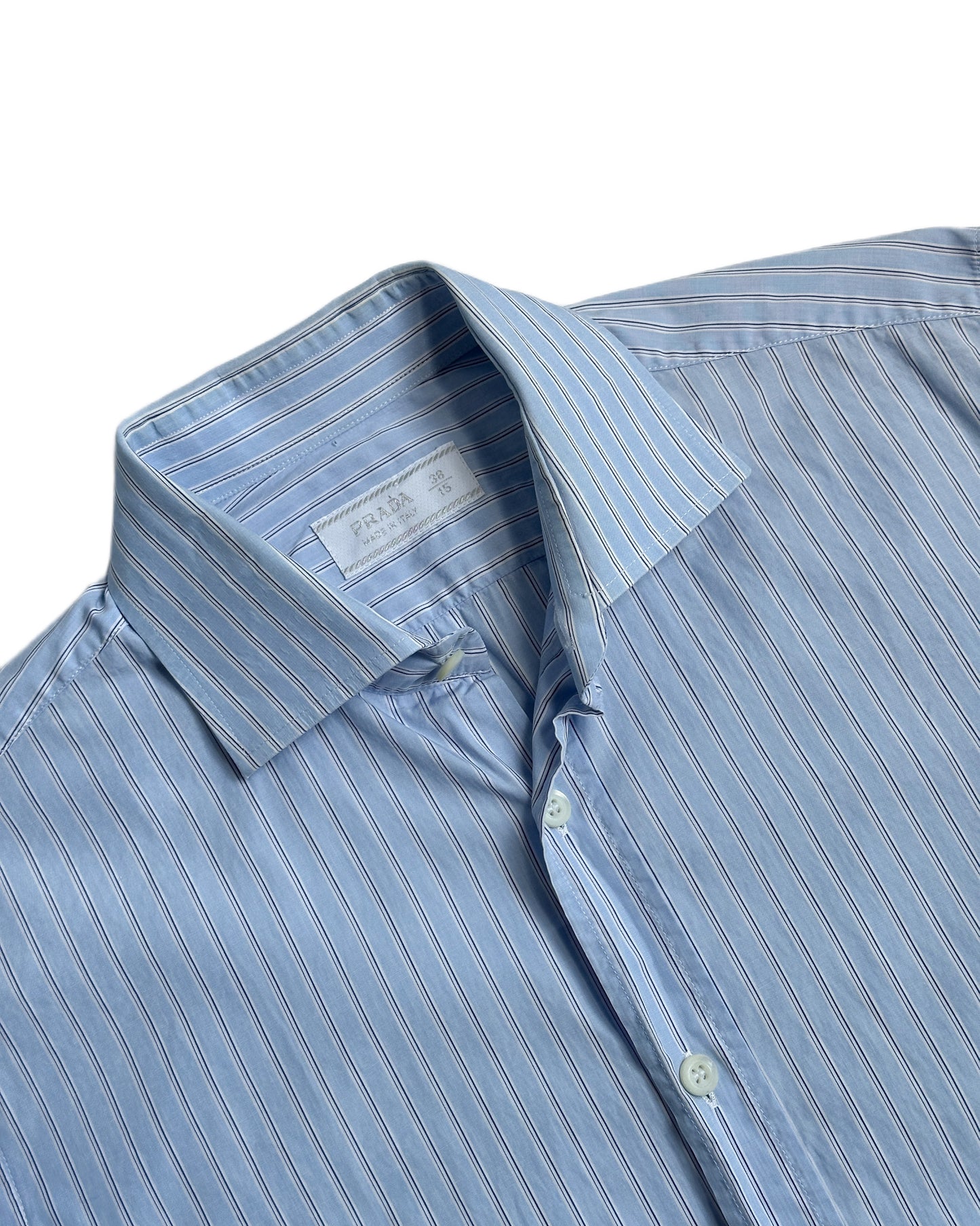Prada Striped Button Up Shirt